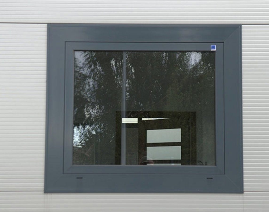 Okno aluminiowe RAL 7016