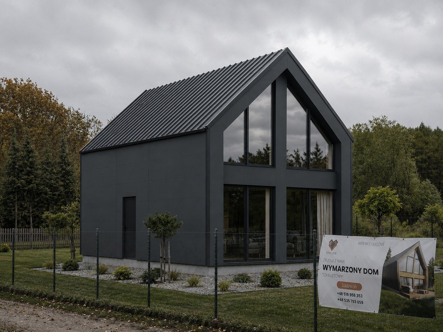 TIMO — zrealizowany dom Steelove